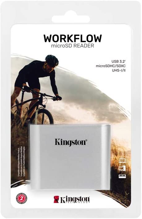 Кардрідер Kingston Workflow Dual-Slot microSDHC/SDXC UHS-II Card Reader (WFS-SDC)