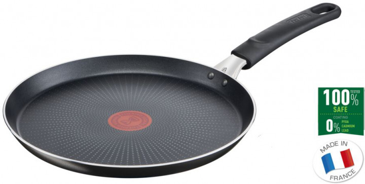 Сковорода для млинців Tefal XL Intense, 25см, алюміній, чорний