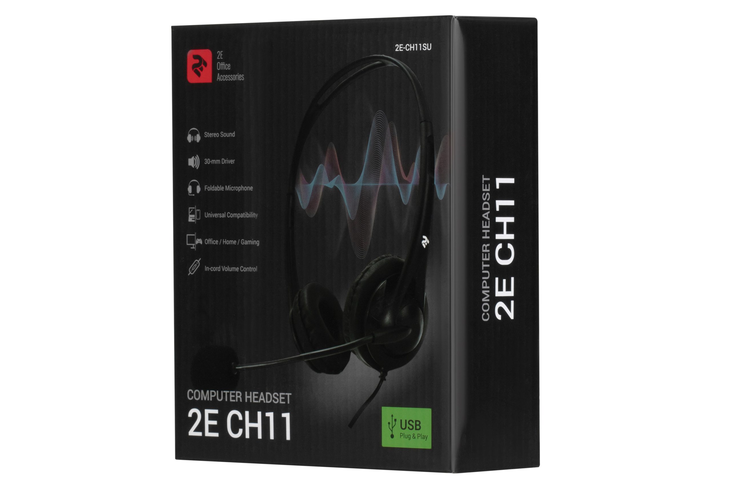 Гарнітура 2E CH11 On-Ear USB (2E-CH11SU)