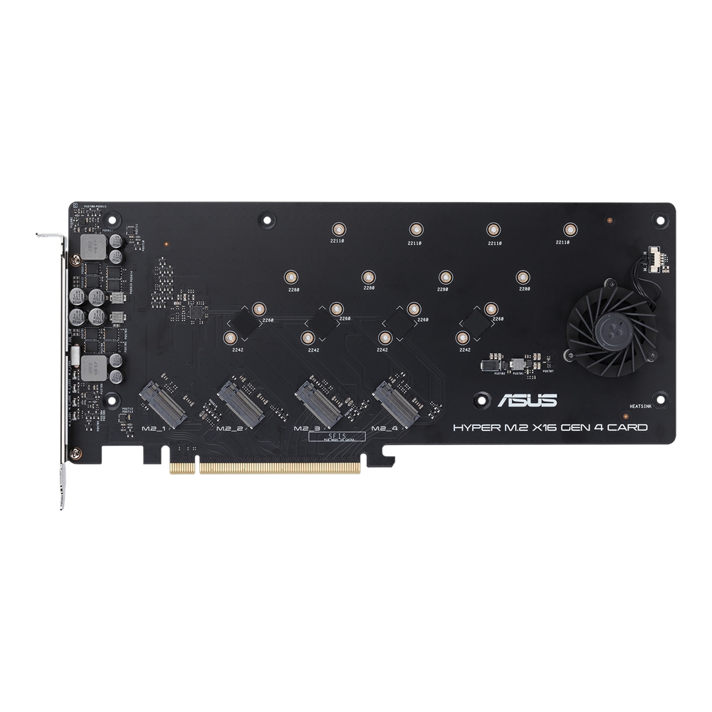 Плата-адаптер PCIe ASUS Hyper M.2 X16 PCIe 4.0/3.0 X4 Expansion Card GEN 4