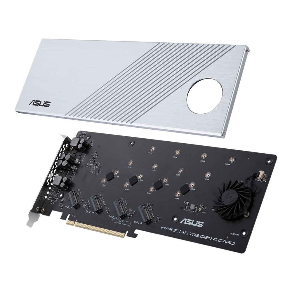 Плата-адаптер PCIe ASUS Hyper M.2 X16 PCIe 4.0/3.0 X4 Expansion Card GEN 4