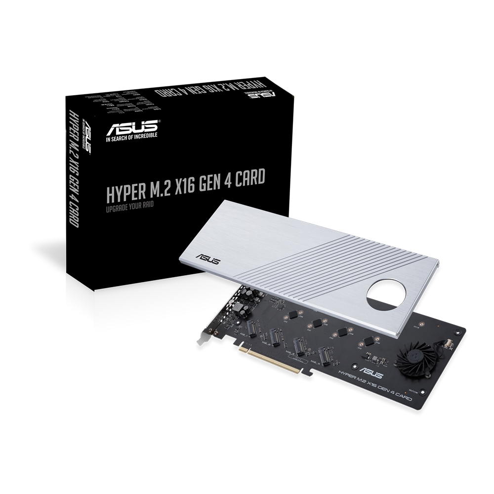 Плата-адаптер PCIe ASUS Hyper M.2 X16 PCIe 4.0/3.0 X4 Expansion Card GEN 4