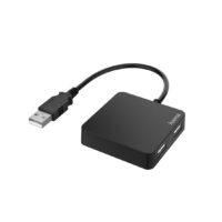 USB-хаб НАМА 4 Ports USB 2.0 Black (00200121)