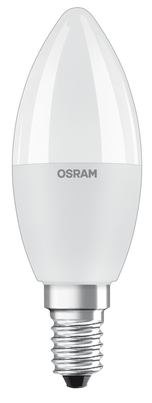 Лампа OSRAM LED E14 RGB 5,5Вт 2700К 470Лм В40