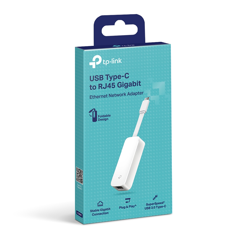 Мережевий адаптер TP-LINK UE300 1xGE, USB TypeC