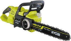 Пила ланцюгова акумуляторна Ryobi RY36CSX35A-0, 36В MAX POWER, шина 35см Oregon, безщіткова, без АКБ та ЗП