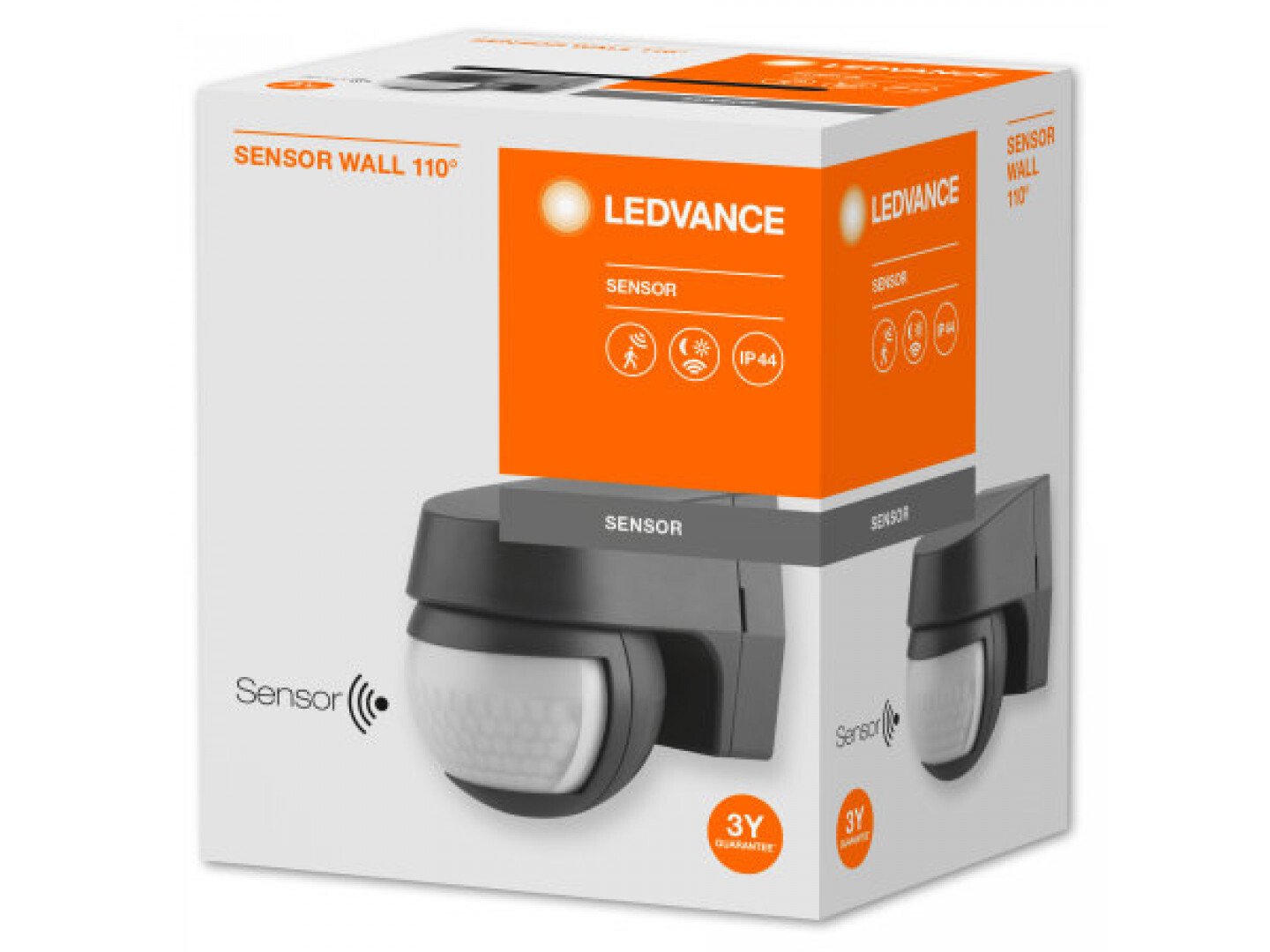 Датчик руху LEDVANCE SENSOR WALL IP44 чорний