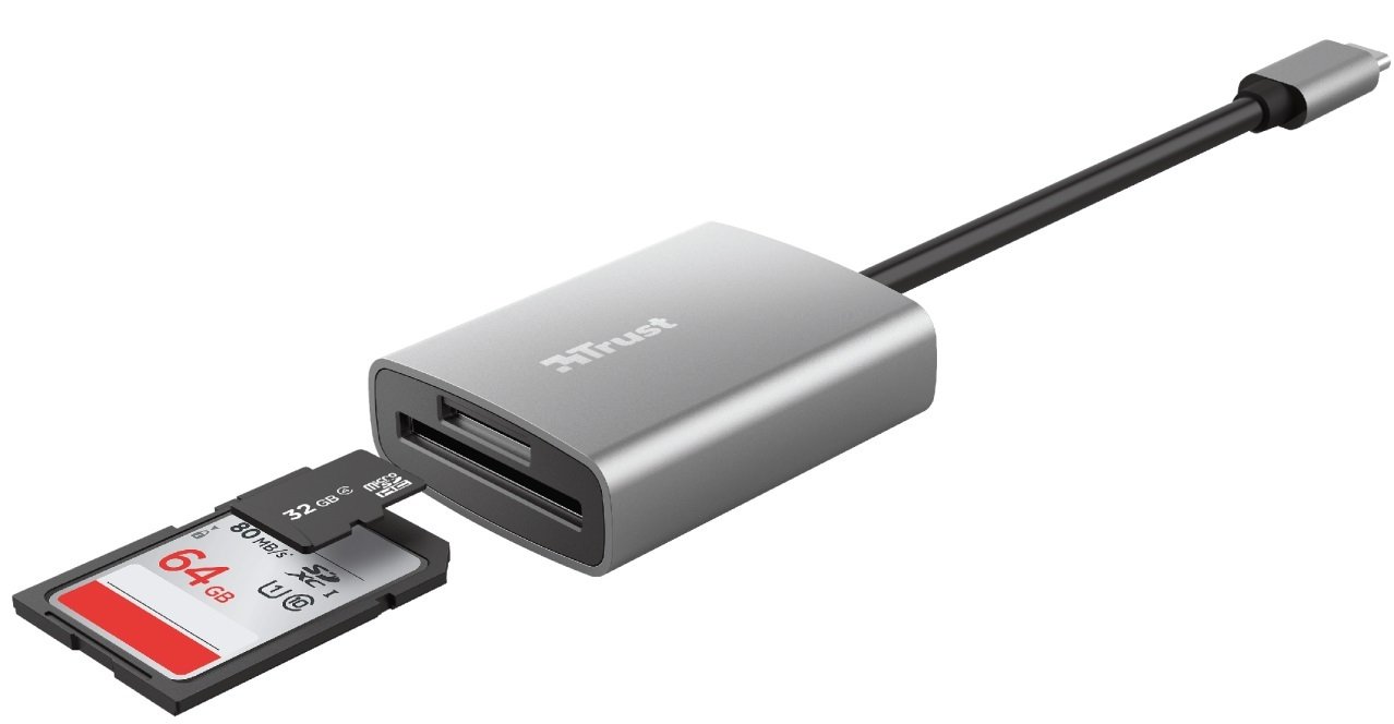 Кардридер Trust Dalyx Fast USB-C Aluminium (24136_TRUST)