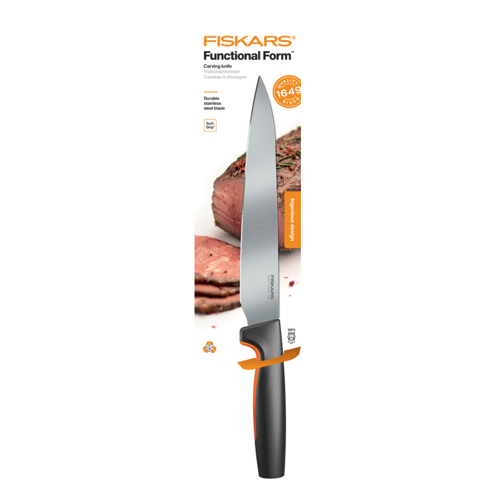 Нож для мяса Fiskars FF 21 см (1057539)