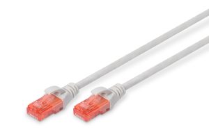 Патч-корд DIGITUS CAT 6 UTP, 20м, AWG 26/7, Cu, LSZH, Grey (DK-1617-200)