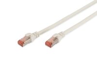 Патч-корд DIGITUS CAT 6 S-FTP, 1м, AWG 27/7, LSZH, White (DK-1644-010/WH)