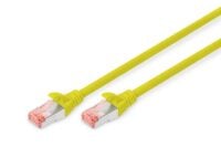 Патч-корд DIGITUS CAT 6 S-FTP, 1м, AWG 27/7, LSZH, Yellow (DK-1644-010/Y)