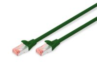 Патч-корд DIGITUS CAT 6 S-FTP, 1м, AWG 27/7, LSZH, Green (DK-1644-010/G)