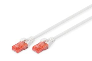 Патч-корд DIGITUS CAT 6 UTP, 5м, AWG 26/7, Cu, LSZH, White (DK-1617-050/WH)