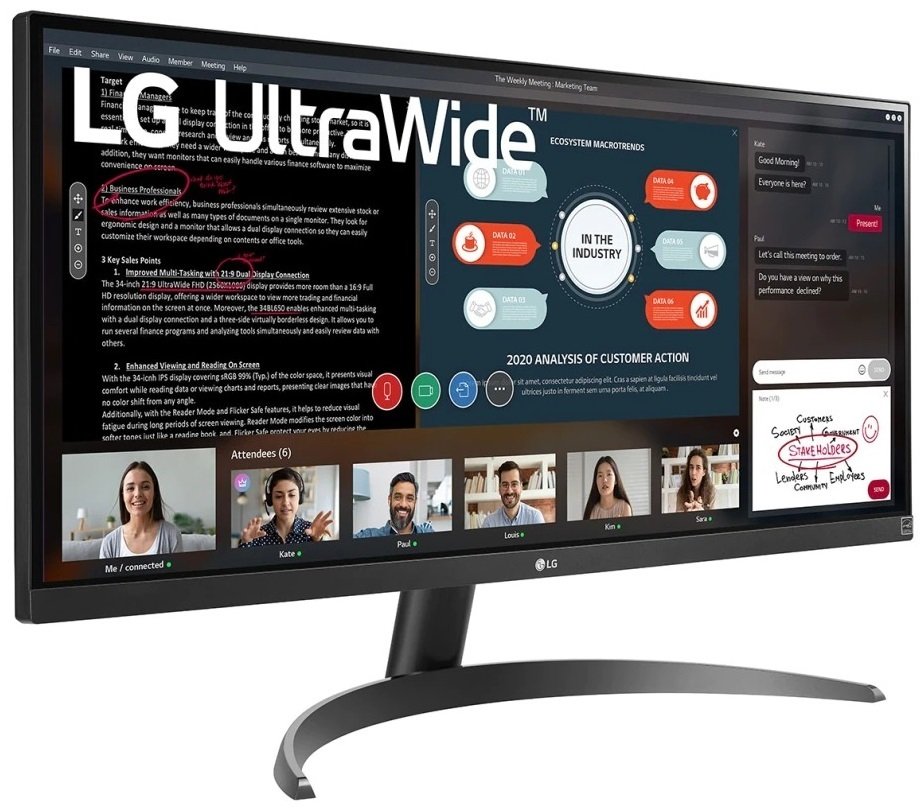 Монітор 29" LG UltraWide 29WP500-B