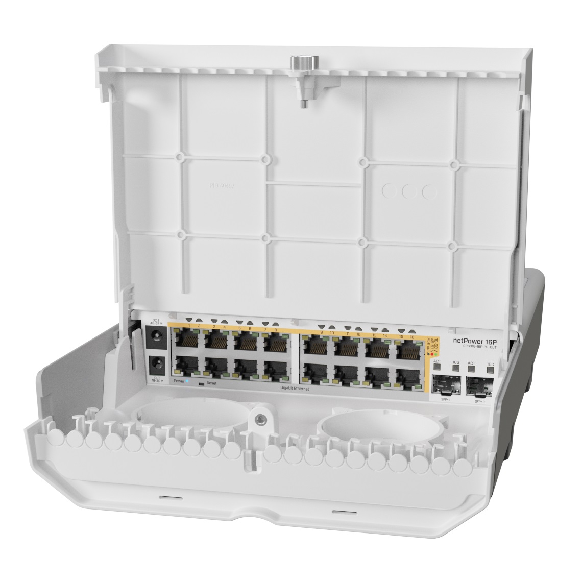 Коммутатор MikroTik Cloud Router Switch netPower 16P (CRS318-16P-2S+OUT)