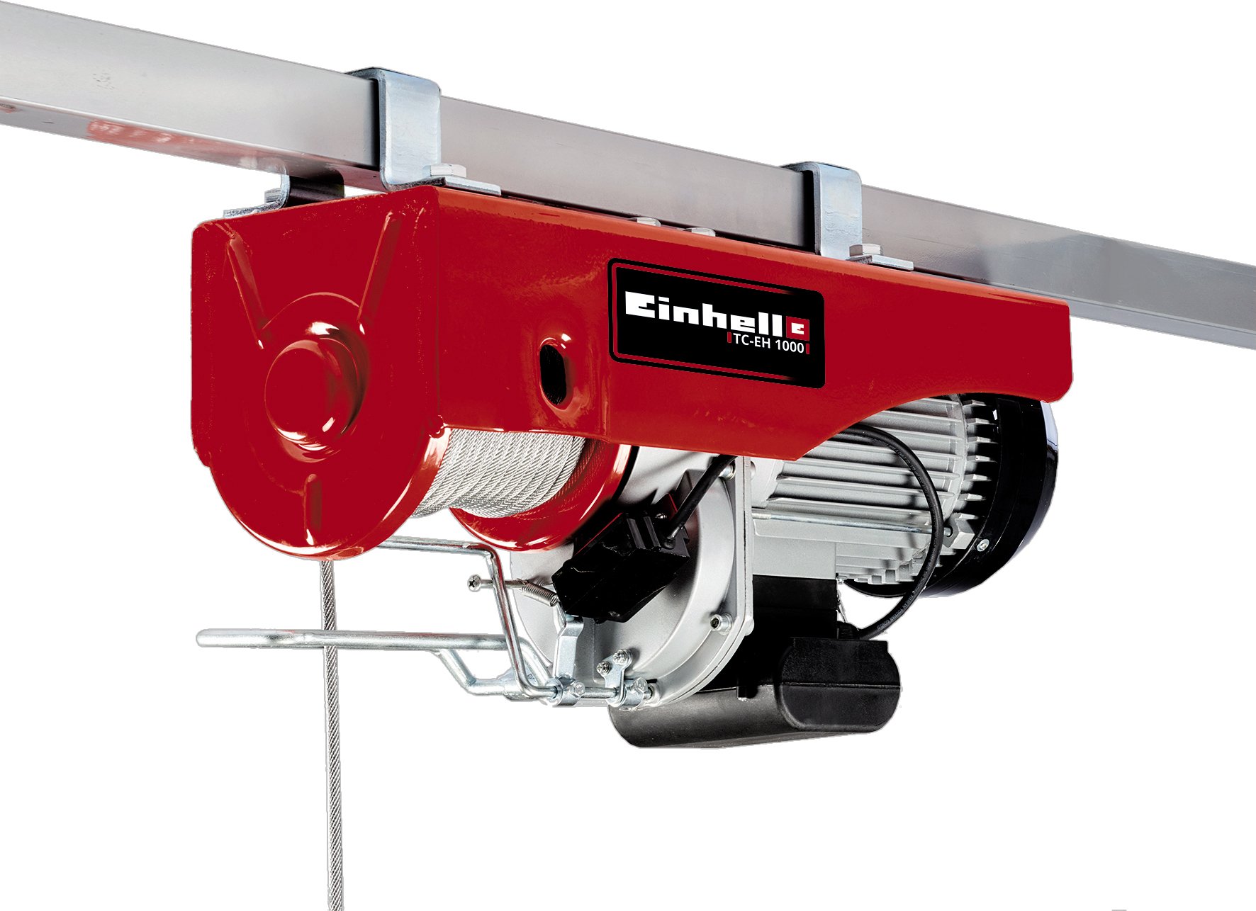 Тельфер електричний Einhell TC-EH 1000, 1600Вт, до 1000кг, трос 18м, 31.95кг