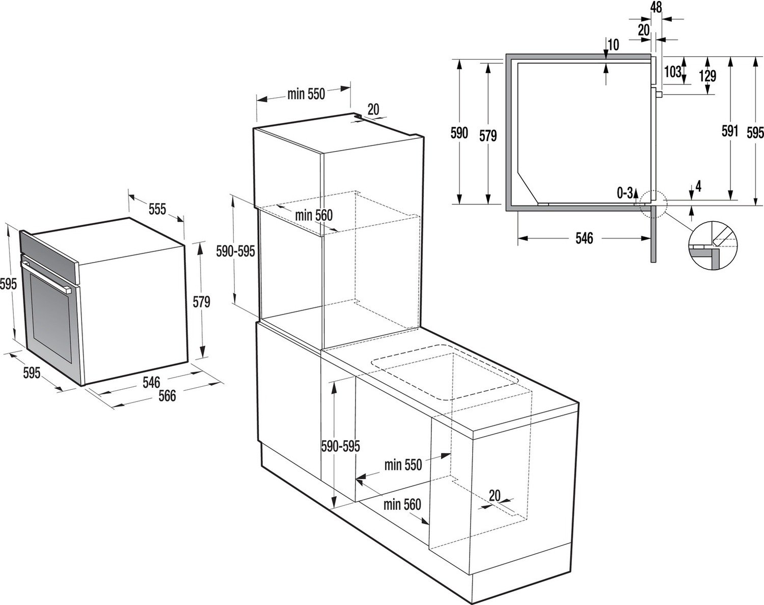 Духова шафа Gorenje BCS798S24X