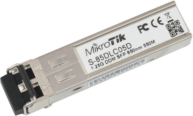 SFP-трансівер MikroTik SFP module 1.25G MM 550m 850nm Dual LC-connector (S-85DLC05D)