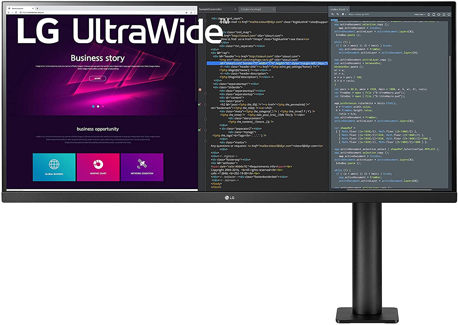 Монітор 34" LG UltraWide 34WN780-B