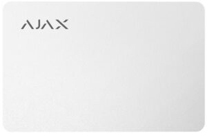 Картка Ajax Pass 100шт, Jeweler, безконтактна, білий