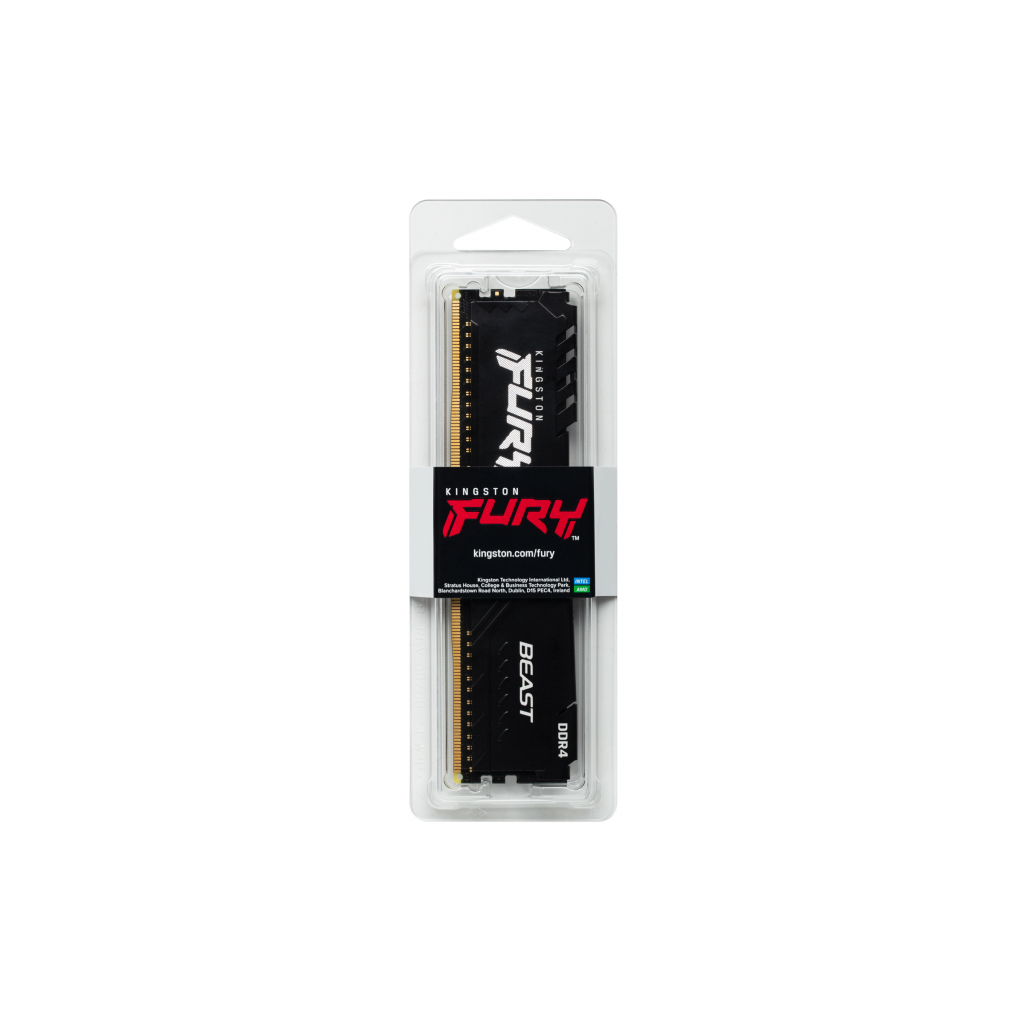 Пам'ять для ПК Kingston DDR4 2666 16GB Kingston Fury Beast (KF426C16BB/16)