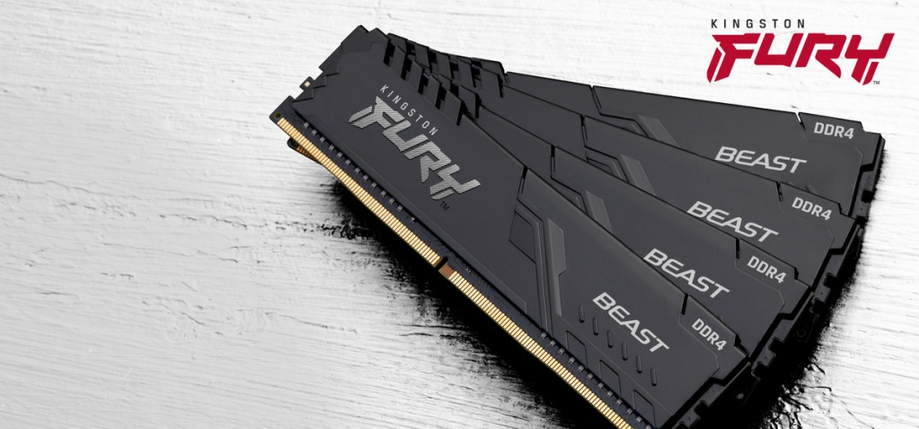 Kingston Пам'ять ПК DDR4 16GB 2666 FURY Beast