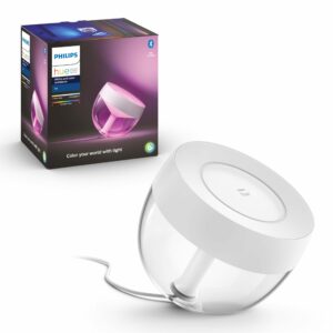 Настільний світильник розумний Philips Hue Iris, 2000K-6500K, RGB, ZigBee, Bluetooth, димування, білий