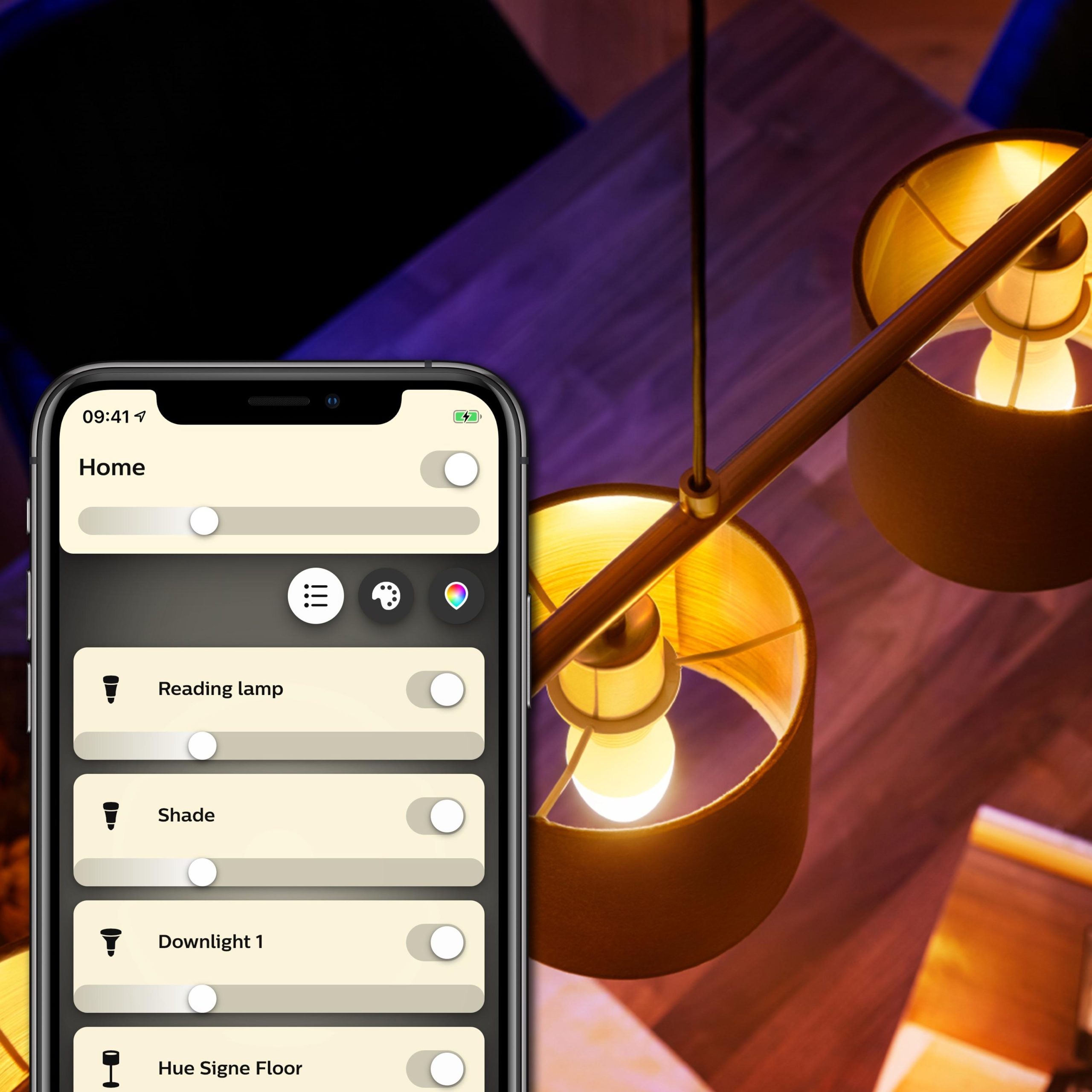 Розумна лампа Philips Hue E14, 5.5W(40Вт), 2700K, White, Bluetooth, з регулюванням яскравості світла