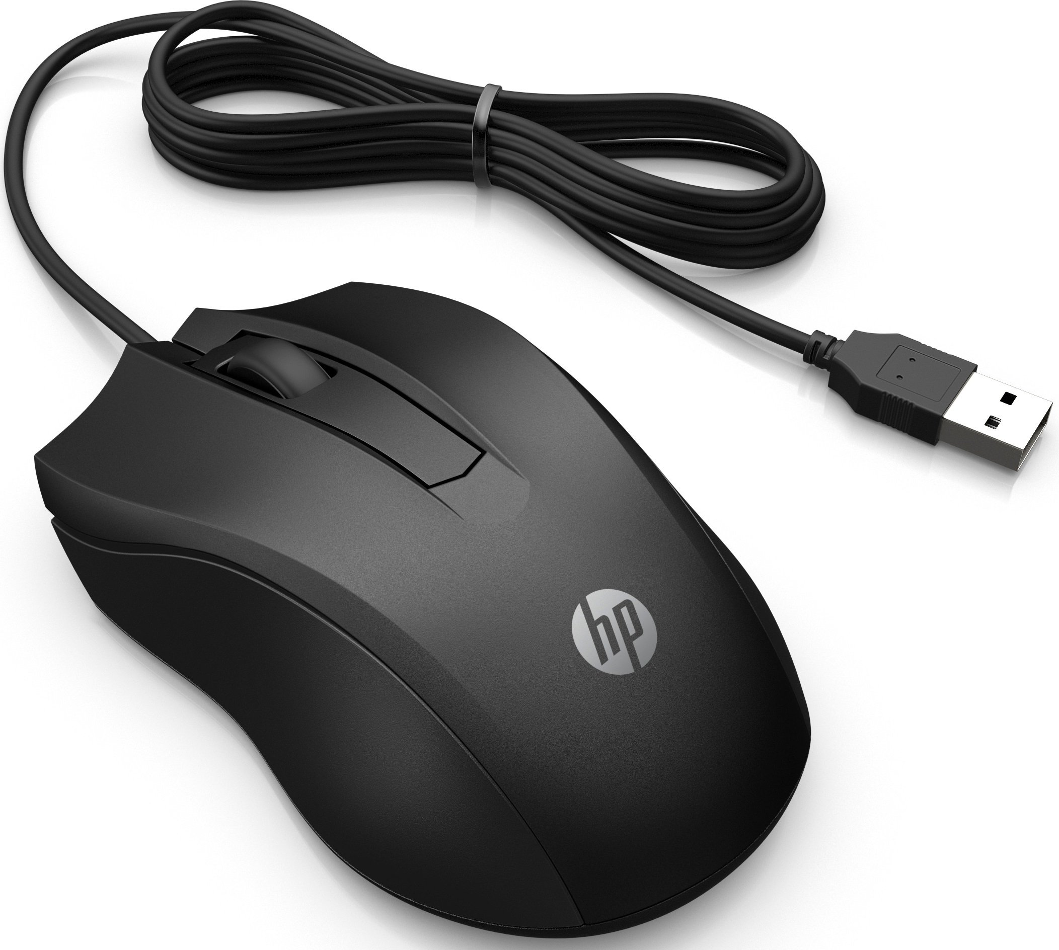 Миша HP 100, USB-A, чорний