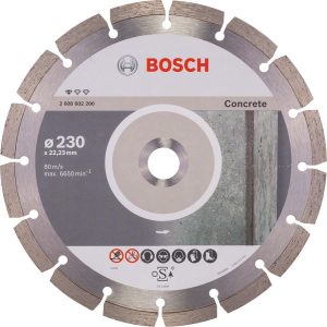 Алмазний диск Bosch Standard for Concrete 230-22.23, по бетону (2608602200)