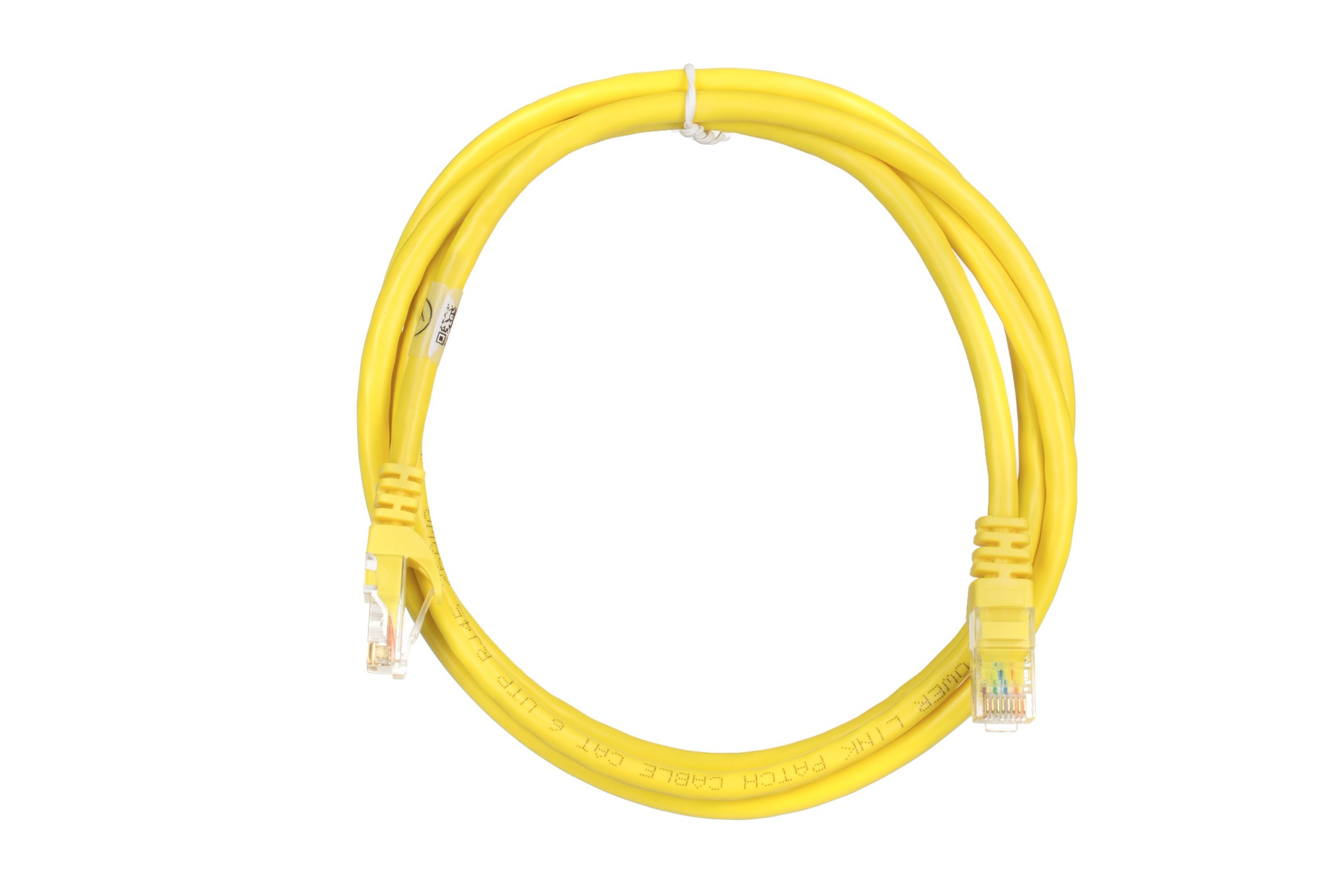 Патч-корд 2E Cat 6, UTP, RJ45, 26AWG, 7/0.16 Cu, 1.50 m, PVC, Yellow (2E-PC6COP-150YLW)