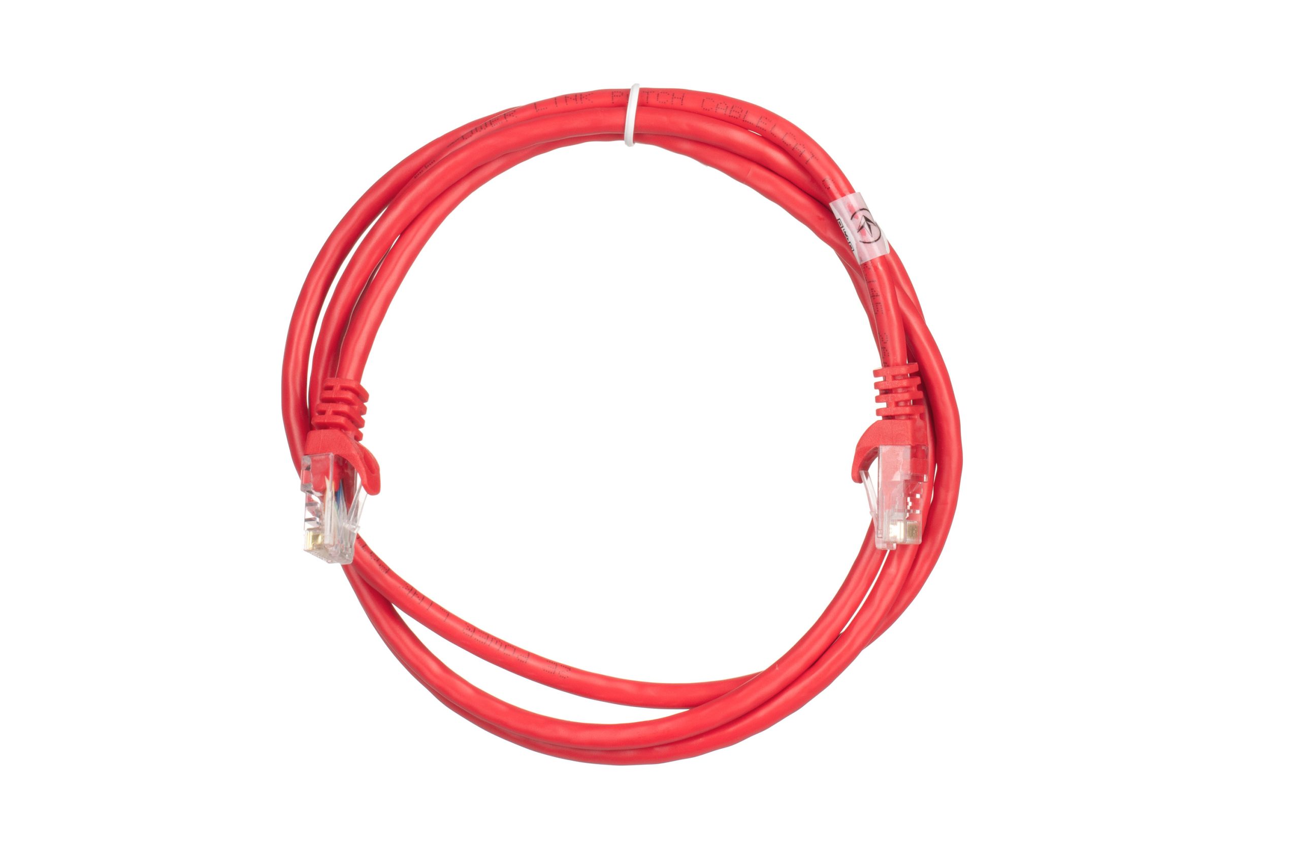 Патч-корд 2E Cat 6, UTP, RJ45, 26AWG, 7/0.16 Cu, 1.50 m, PVC, Red (2E-PC6COP-150RD)