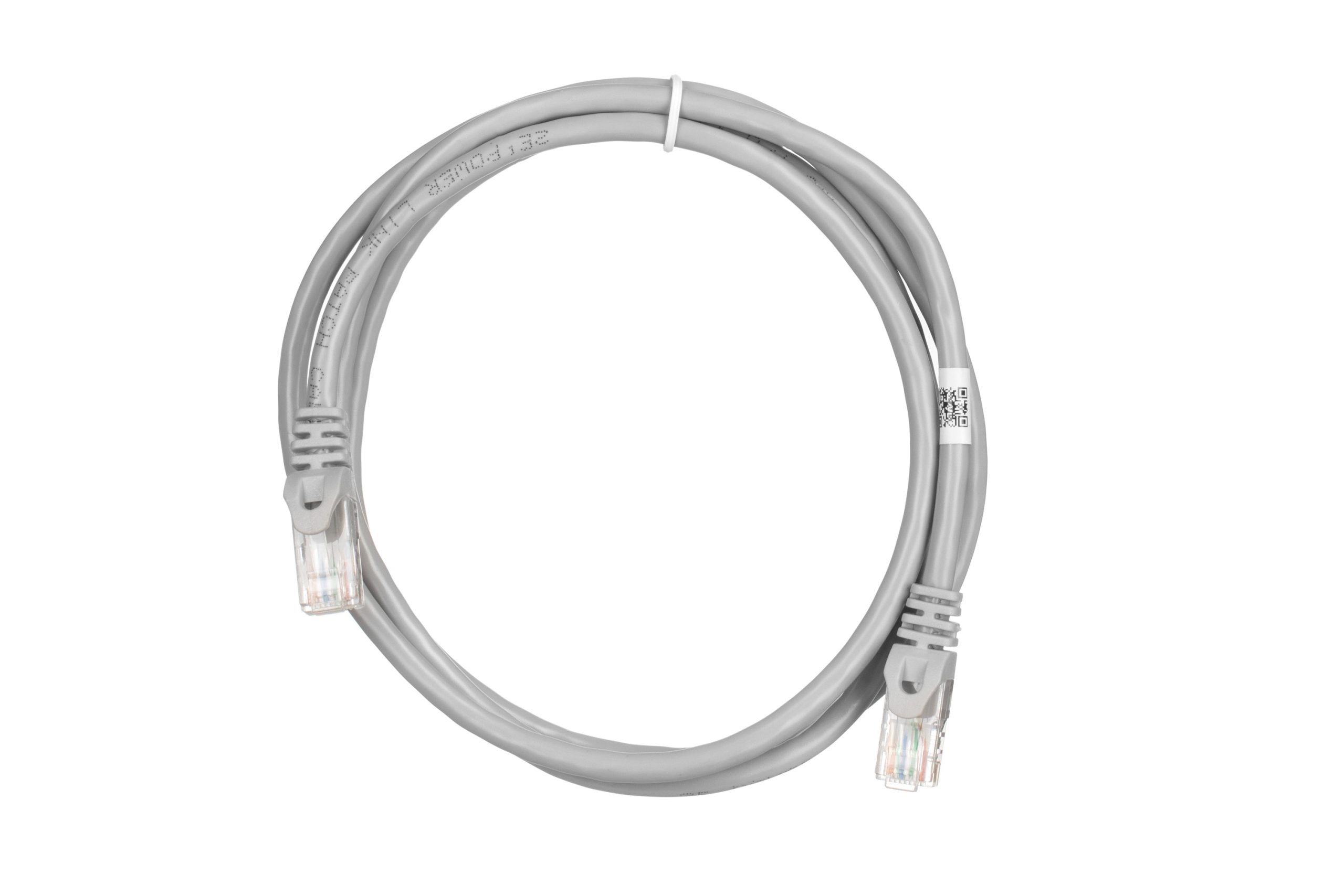 Патч-корд 2E Cat 6, UTP, RJ45, 26AWG, 7/0.16 Cu, 1.50 m, PVC, Grey (2E-PC6COP-150GRY)