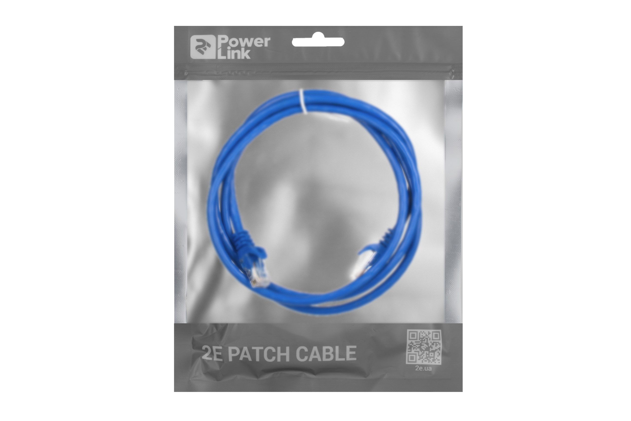 Патч-корд 2E Cat 6, UTP, RJ45, 26AWG, 7/0.16 Cu, 1.50 m, PVC, Blue (2E-PC6COP-150BL)