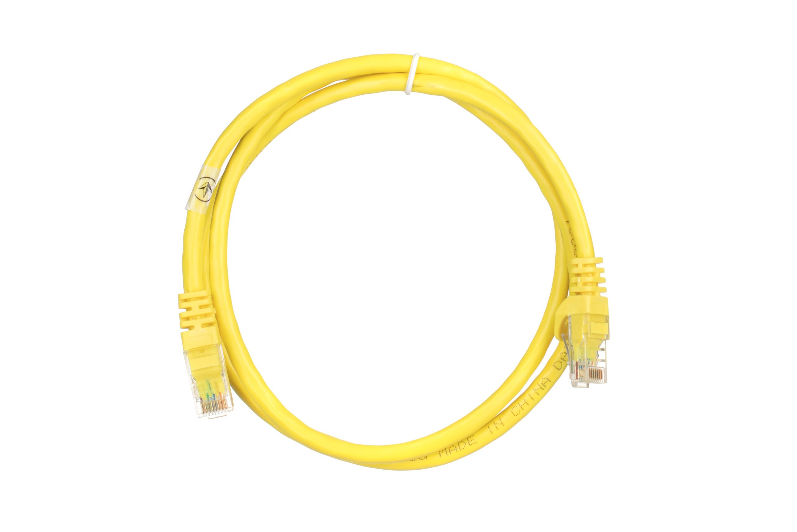 Патч-корд 2E Cat 6, UTP, RJ45, 26AWG, 7/0.16 Cu, 1.00 m, PVC, Yellow (2E-PC6COP-100YLW)