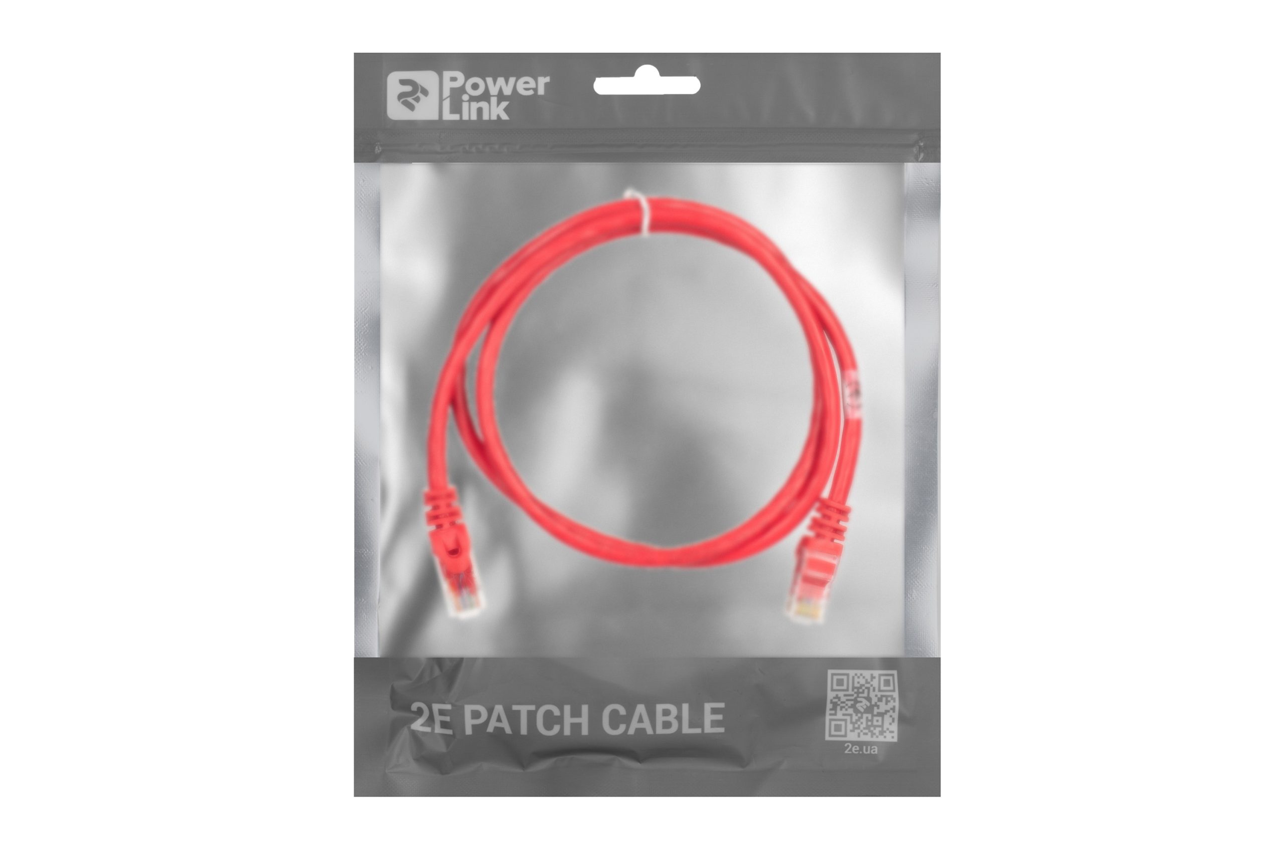 Патч-корд 2E Cat 6, UTP, RJ45, 26AWG, 7/0.16 Cu, 1.00 m, PVC, Red (2E-PC6COP-100RD)