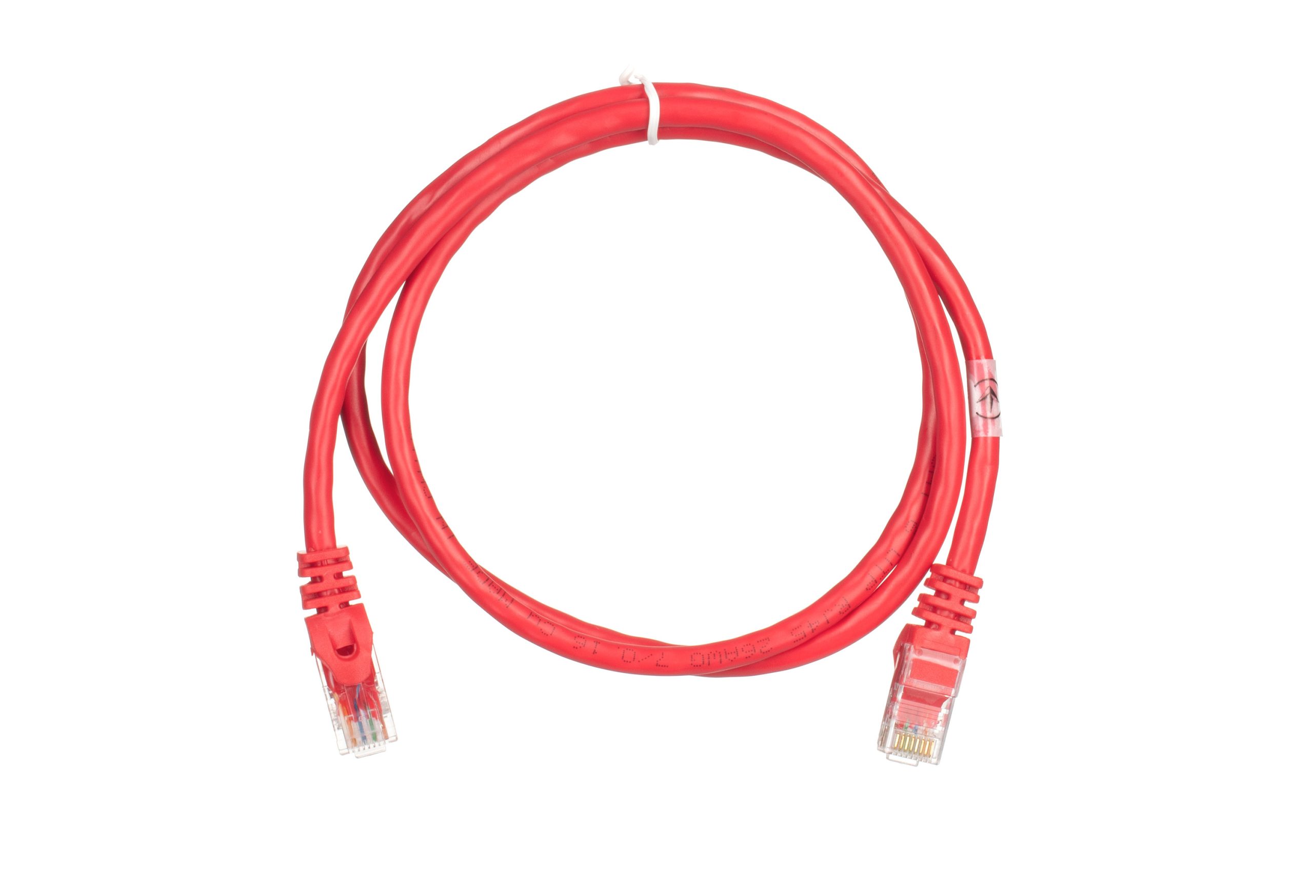 Патч-корд 2E Cat 6, UTP, RJ45, 26AWG, 7/0.16 Cu, 1.00 m, PVC, Red (2E-PC6COP-100RD)