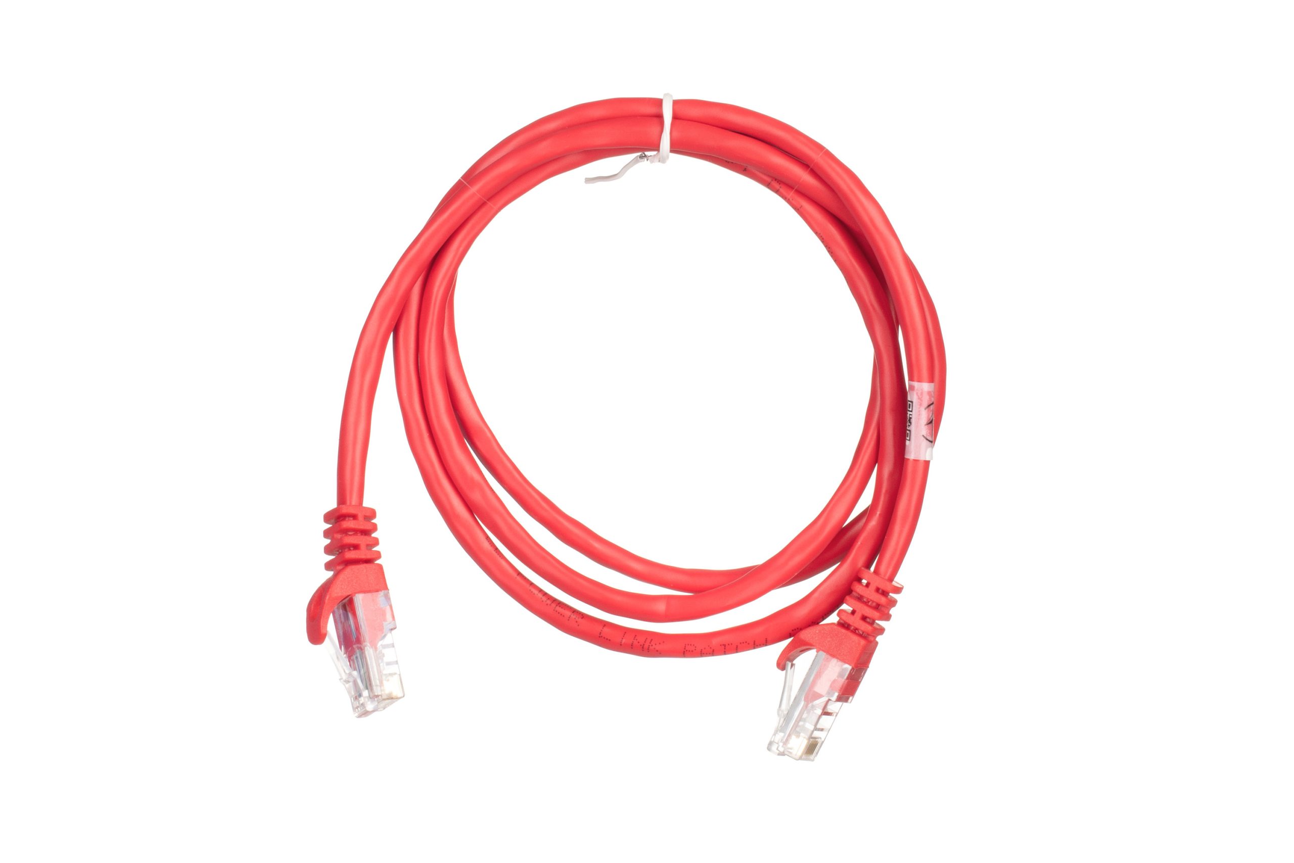 Патч-корд 2E Cat 5e, UTP, RJ45, 26AWG, 7/0.16 CCA, 1.20 m, PVC, Red (2E-PC5ECA-120RD)