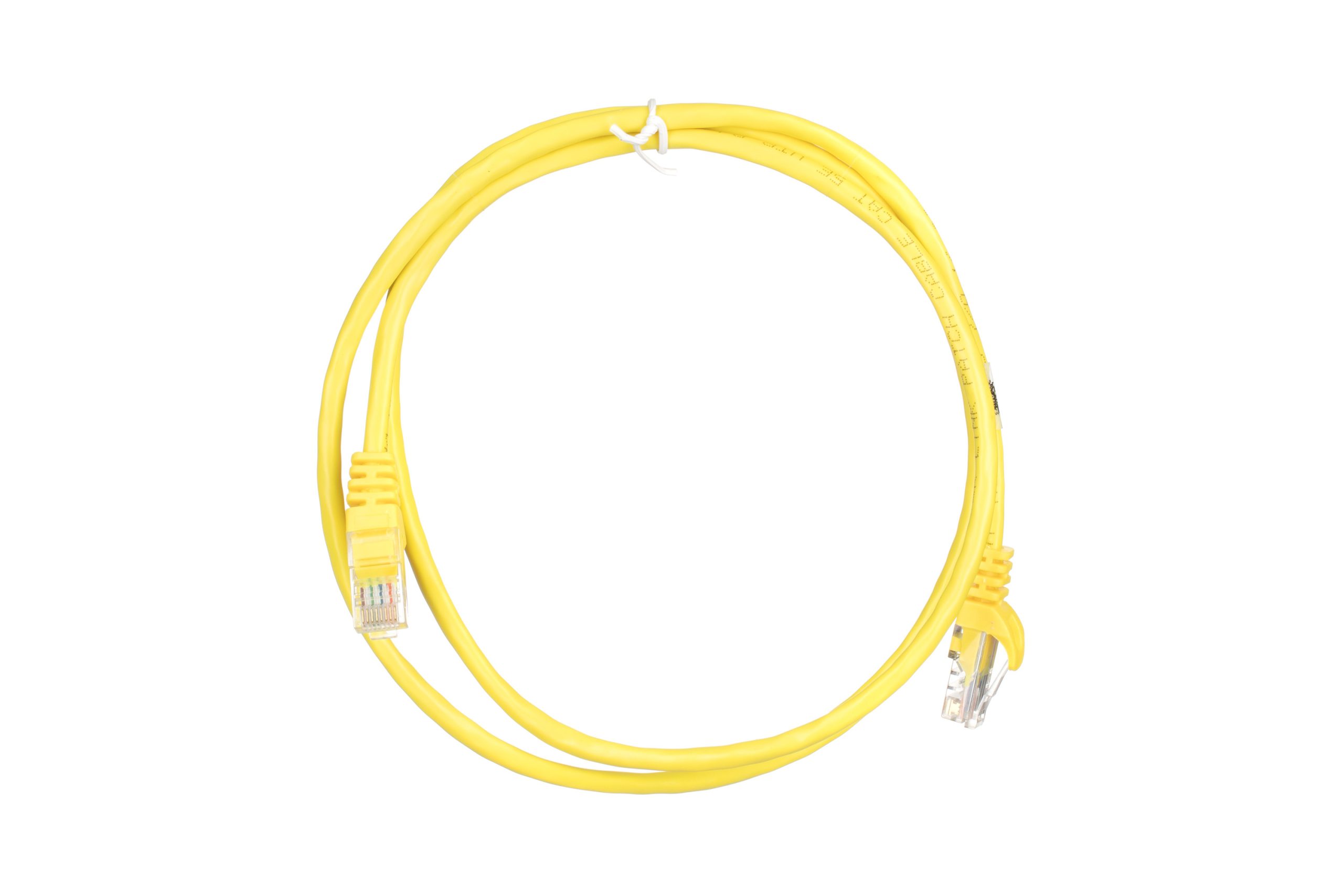 Патч-корд 2E Cat 5e, UTP, RJ45, 26AWG, 7/0.16 CCA, 1.20 м, ПВХ, Yellow (2E-PC5ECA-120YLW)