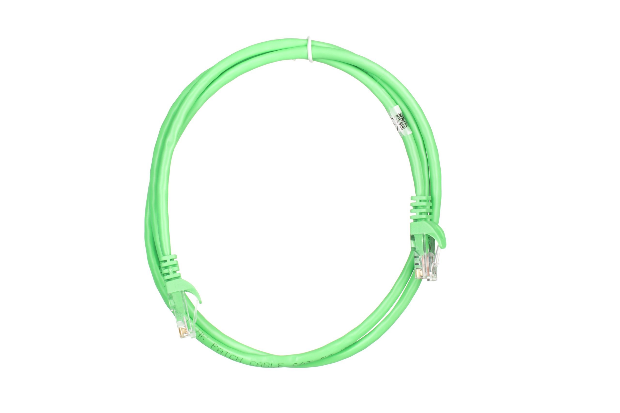 Патч-корд 2E Cat 5e, UTP, RJ45, 26AWG, 7/0.16 CCA, 1.20 м, ПВХ, Green (2E-PC5ECA-120GRN)