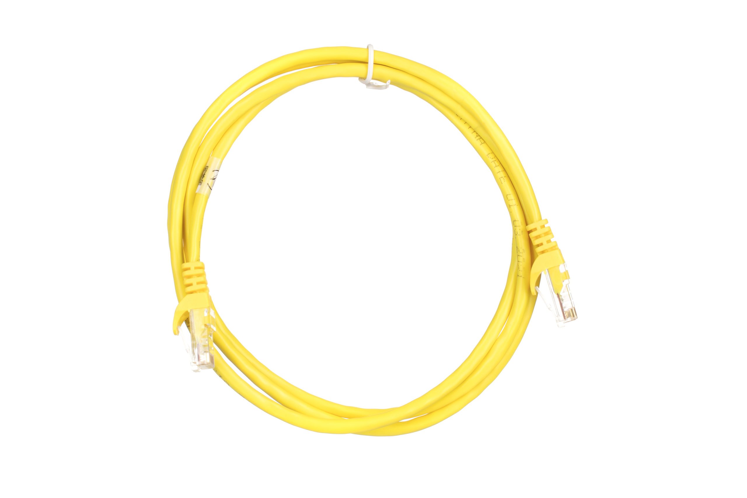 Патч-корд 2E Cat 5e, UTP, RJ45, 26AWG, 7/0.16 CCA, 1.50 м, ПВХ, Yellow (2E-PC5ECA-150YLW)