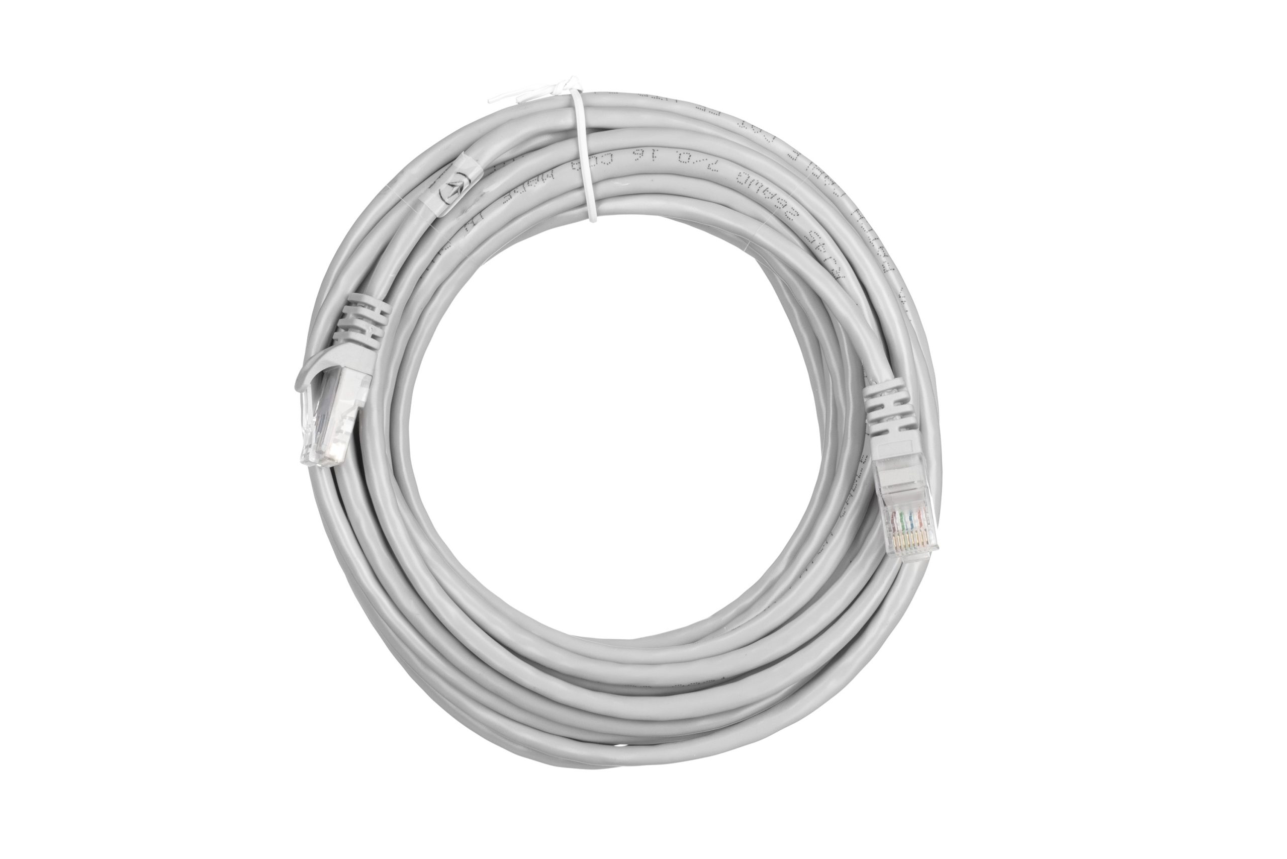 Патч-корд 2E Cat 5e, UTP, RJ45, 26AWG, 7/0.16 CCA, 6.00 m, PVC, Grey (2E-PC5ECA-600GRY)