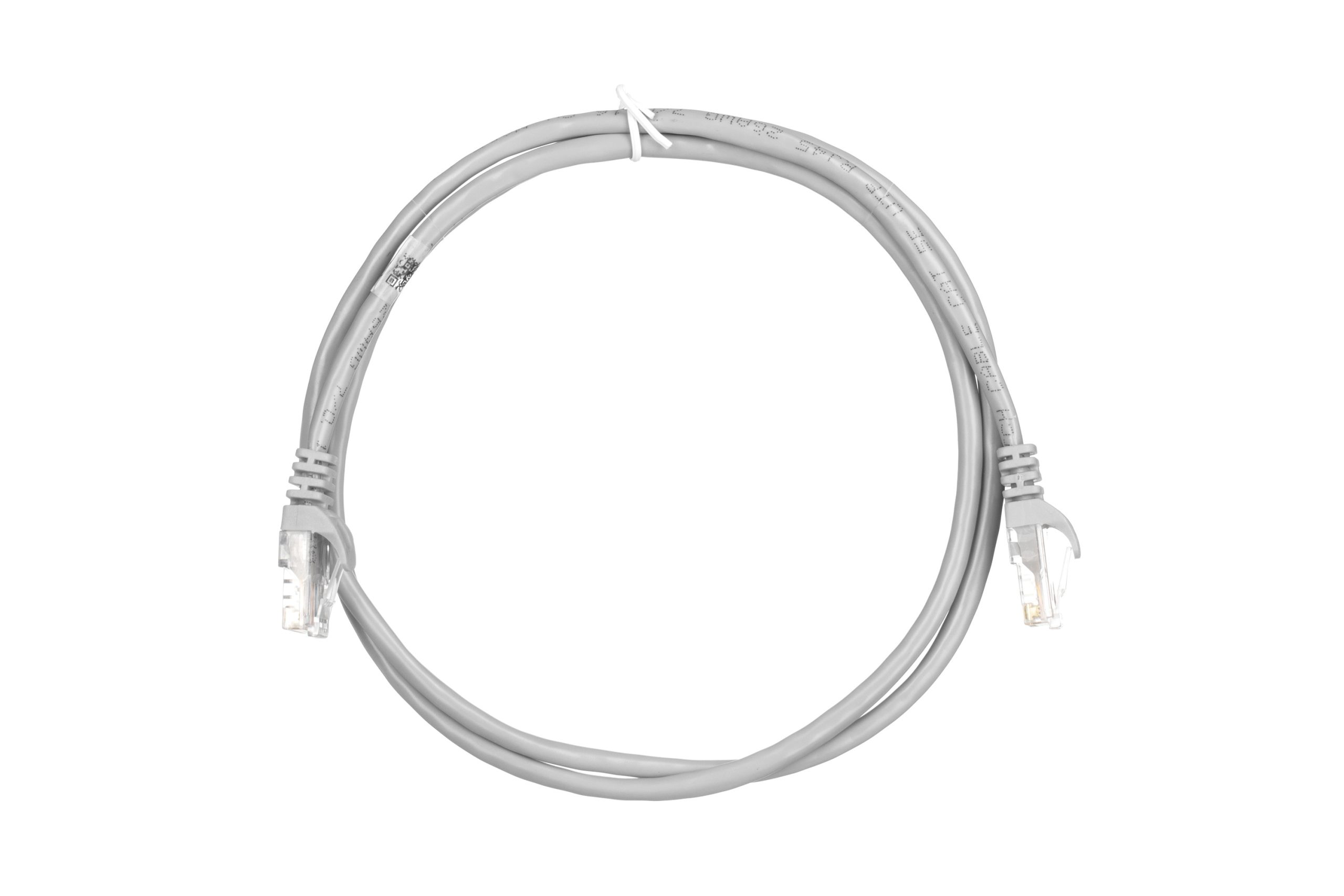 Патч-корд 2E Cat 5e, UTP, RJ45, 26AWG, 7/0.16 Cu, 1.20 m, PVC, Grey (2E-PC5ECOP-120GRY)