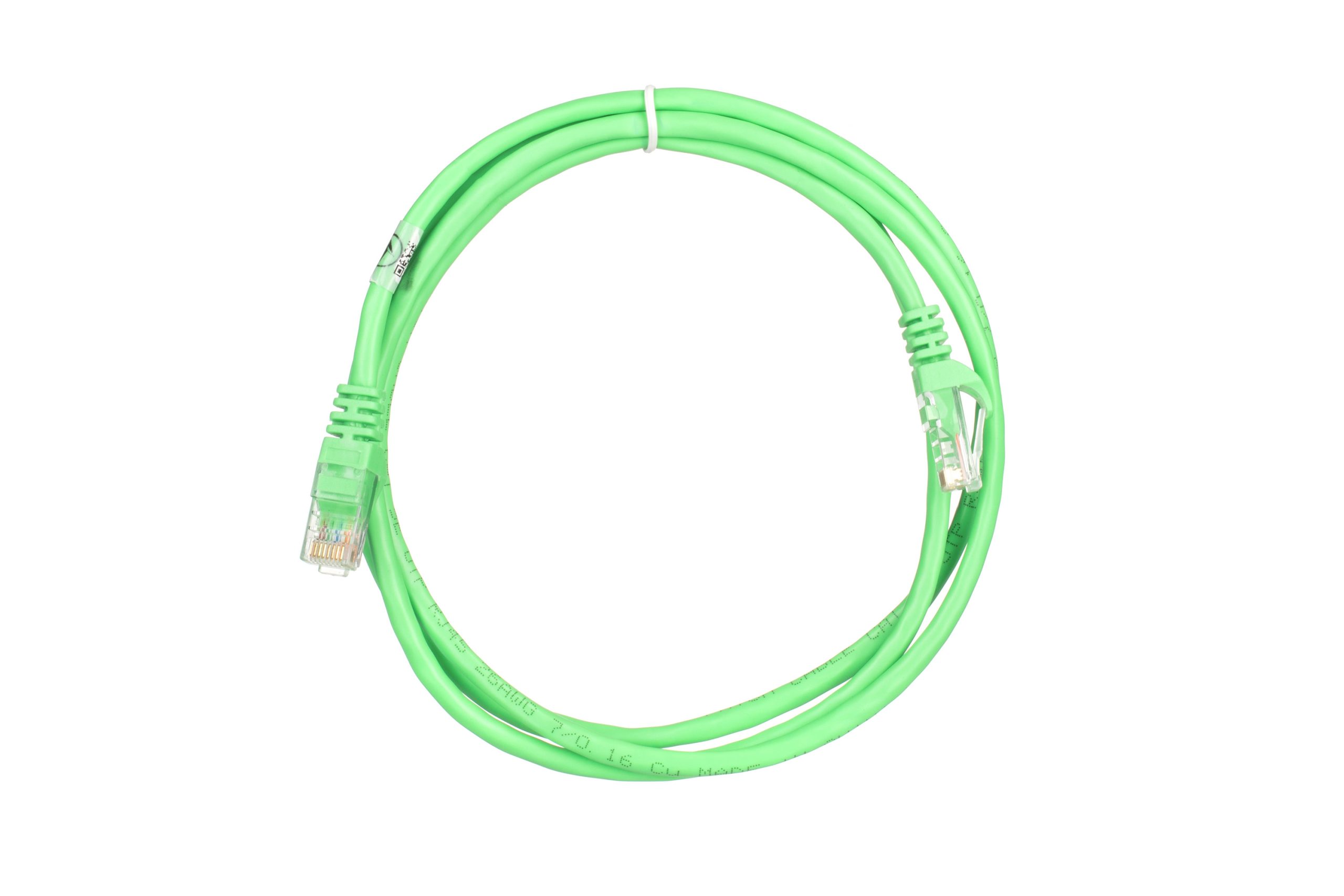 Патч-корд 2E Cat 5e, UTP, RJ45, 26AWG, 7/0.16 Cu, 1.50 м, ПВХ, Green (2E-PC5ECOP-150GRN)