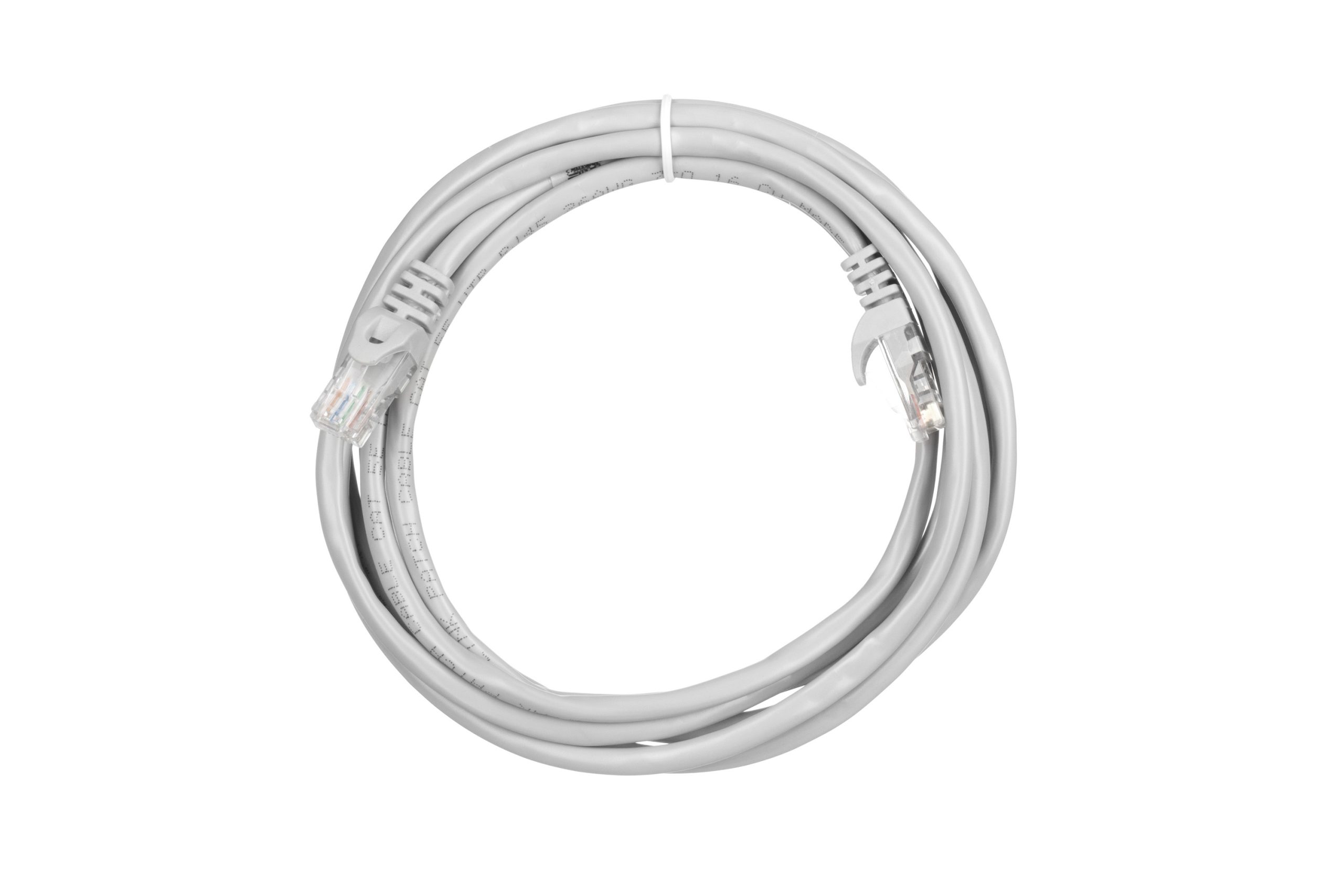 Патч-корд 2E Cat 5e, UTP, RJ45, 26AWG, 7/0.16 Cu, 2.50 m, PVC, Grey (2E-PC5ECOP-250GRY)