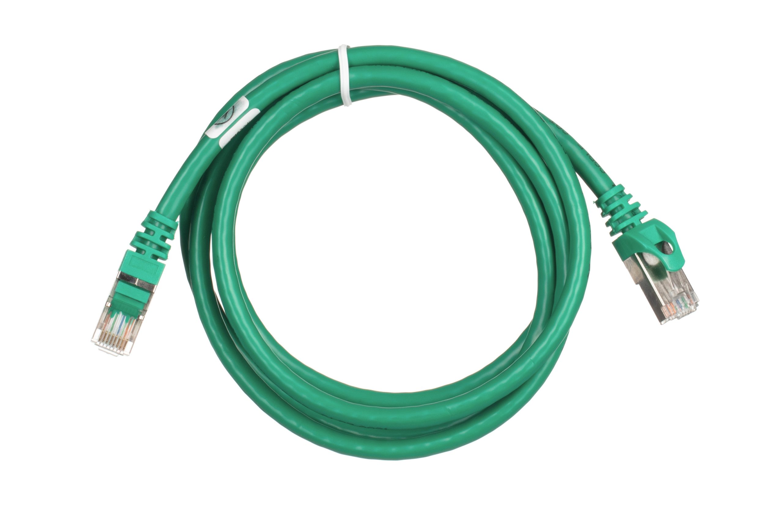 Патч-корд 2E Cat 6, S-FTP, RJ45, 4Х2 27AWG, 7/0.14 Cu, 1.50 m, PVC, Green (2E-PC6SFTPCOP-150GRN)