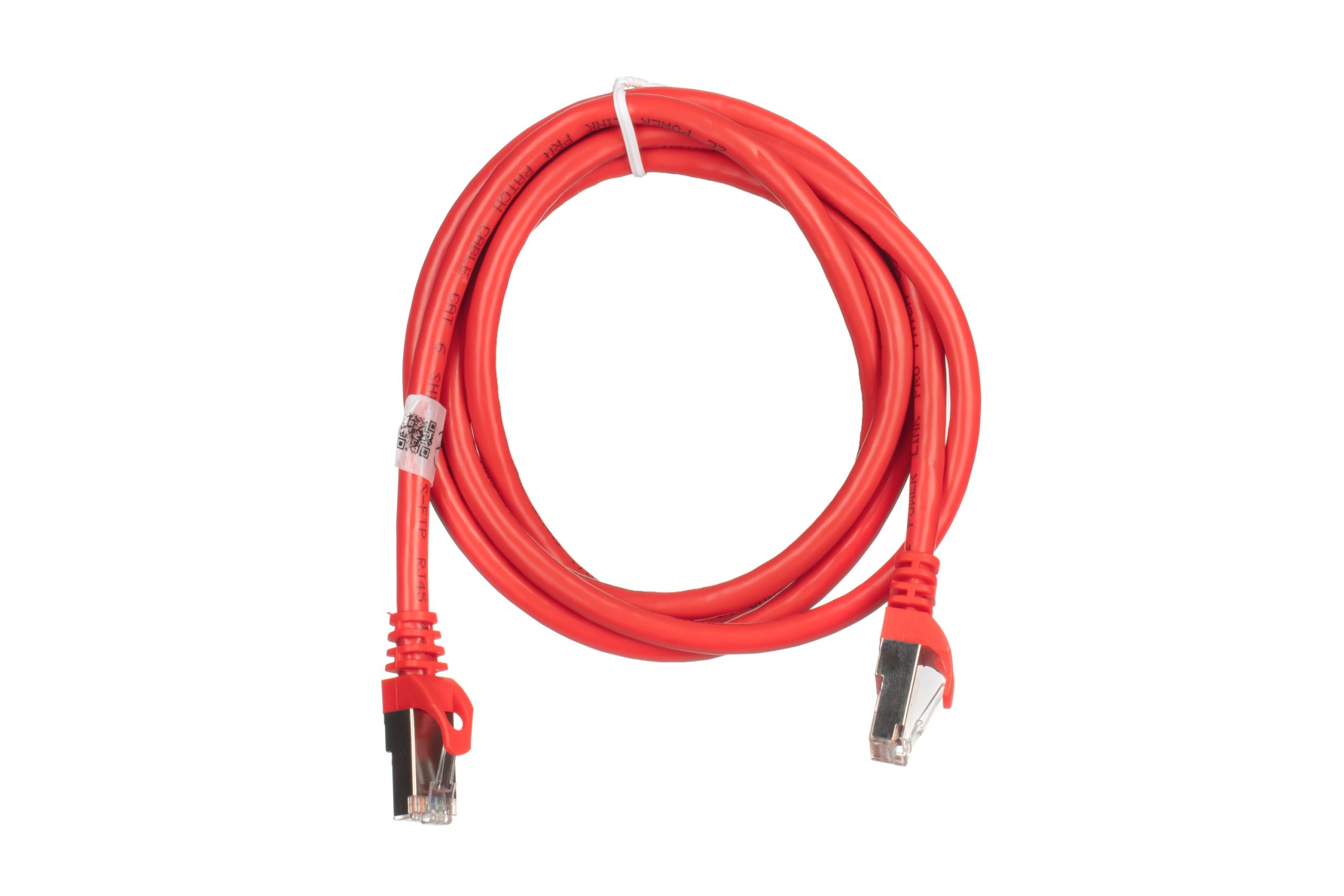 Патч-корд 2E Cat 6, S-FTP, 4Х2 27AWG, 7/0.14 Cu, 1.50 m, PVC, Red (2E-PC6SFTPCOP-150RD)