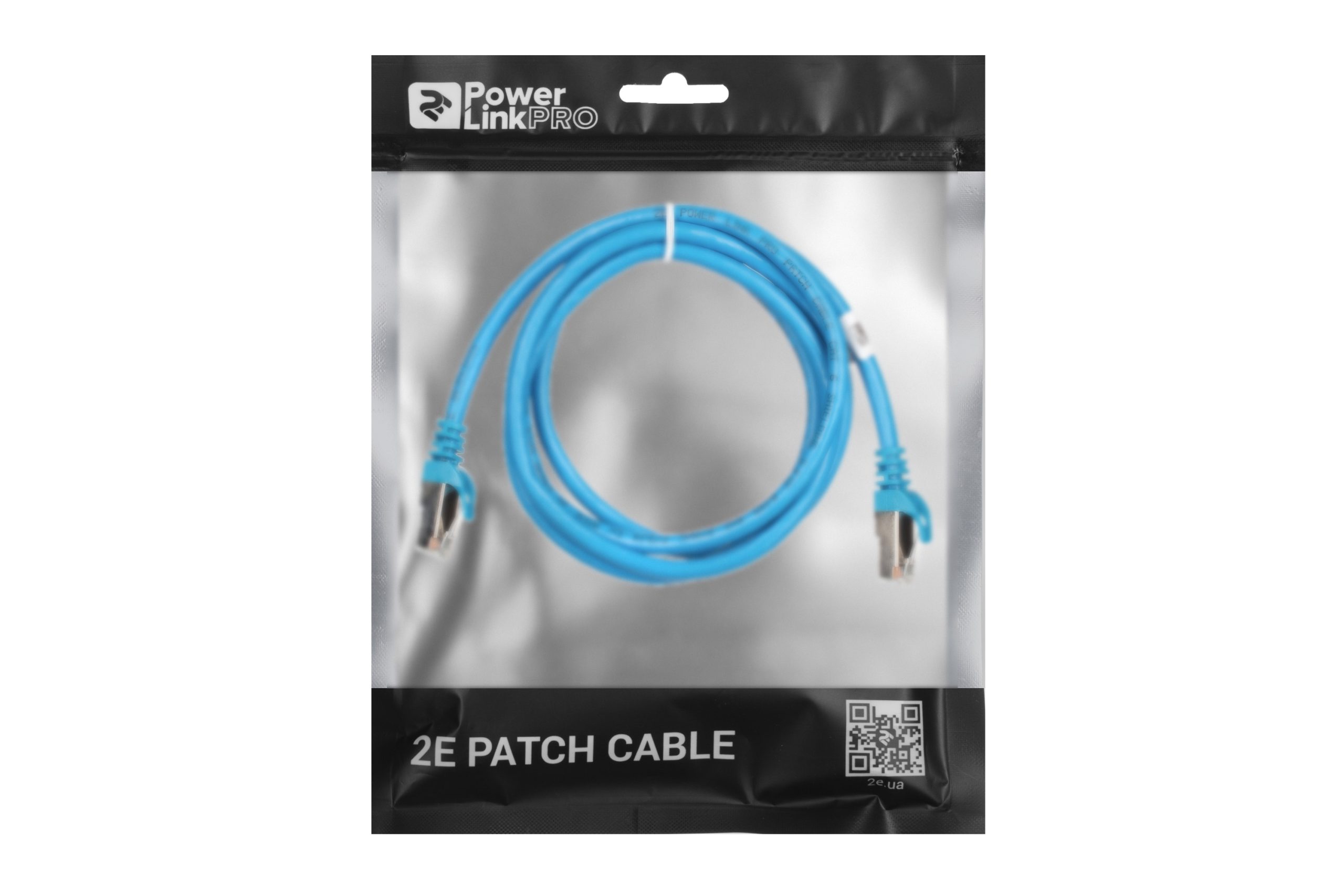 Патч-корд 2E Cat 6, S-FTP, RJ45, 4Х2 27AWG, 7/0.14 Cu, 1.50 m, PVC, Blue (2E-PC6SFTPCOP-150BL)