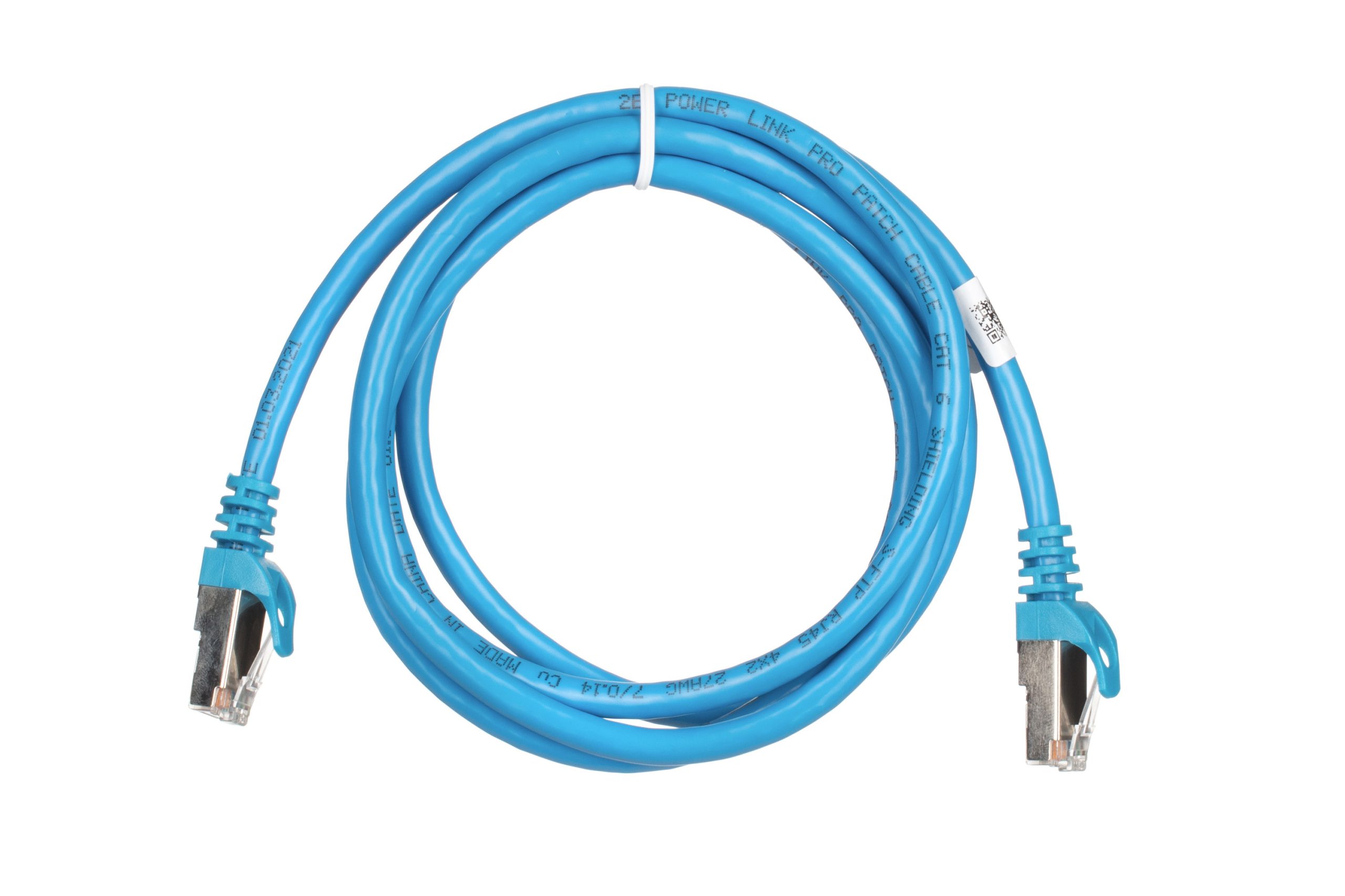 Патч-корд 2E Cat 6, S-FTP, RJ45, 4Х2 27AWG, 7/0.14 Cu, 1.50 m, PVC, Blue (2E-PC6SFTPCOP-150BL)